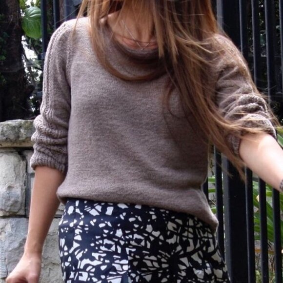 Rachel Zoe Tan Knit Sweater Size S - Picture 14 of 14